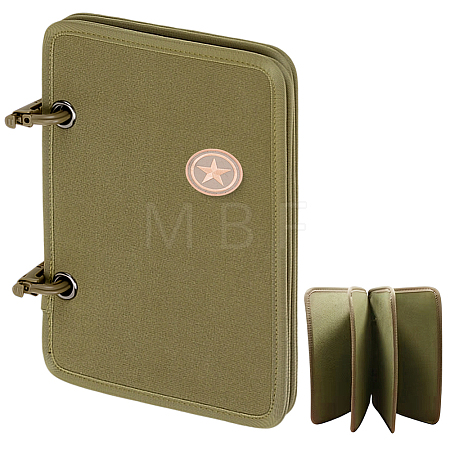 4Pcs Rectangle Velvet Binder Badge Armband Patch Display Board DIY-WH20062-165B-1