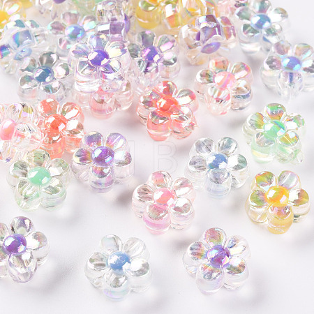 Transparent Acrylic Beads X-TACR-S152-06B-1