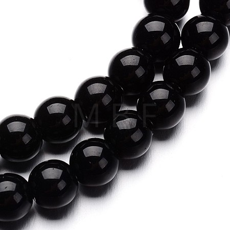 Glass Round Bead Strands X-GLAA-I028-8mm-02-1