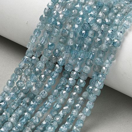 Natural Cubic Zirconia Beads Strands CU-CBA238A-A01-01-1