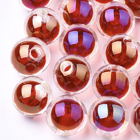 Transparent Acrylic Beads TACR-S148-11H-1
