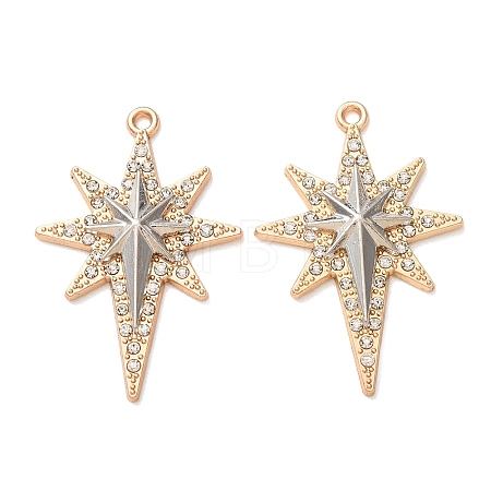 Alloy Rhinestone Pendants RB-CBAA987-17A-1