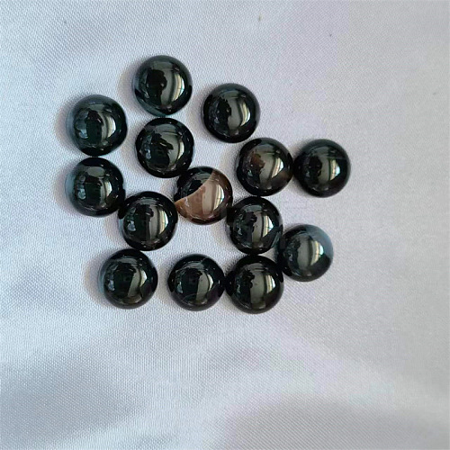 Natural Dyed & Heated Black Agate Cabochons PW-WG66059-49-1