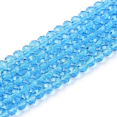 Glass Beads Strands EGLA-A044-T3mm-D08-1