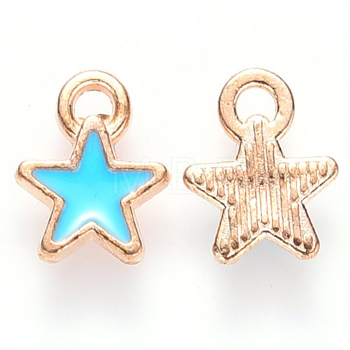 Alloy Enamel Charms ENAM-S121-029-1