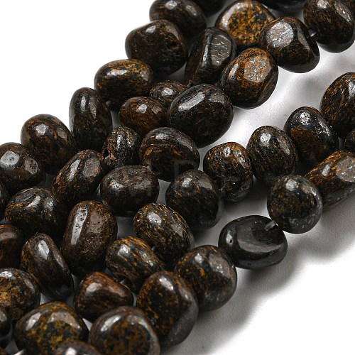 Natural Bronzite Beads Strands G-D081-A11-02-1