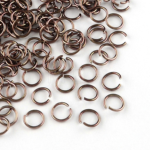 Aluminum Wire Open Jump Rings ALUM-R005-1.0x8-15-1
