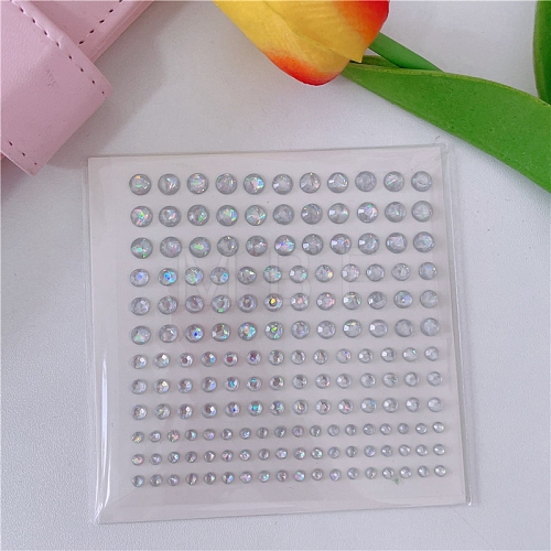 Acrylic Laser Diamond Self-Adhesive Stickers PW-WG36008-04-1