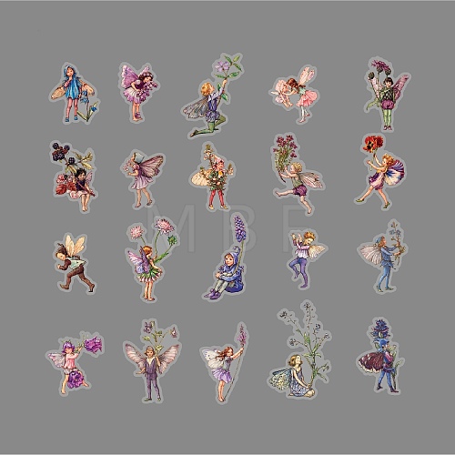 PET Plastic Decorative Paper Stickers PW-WG10099-03-1