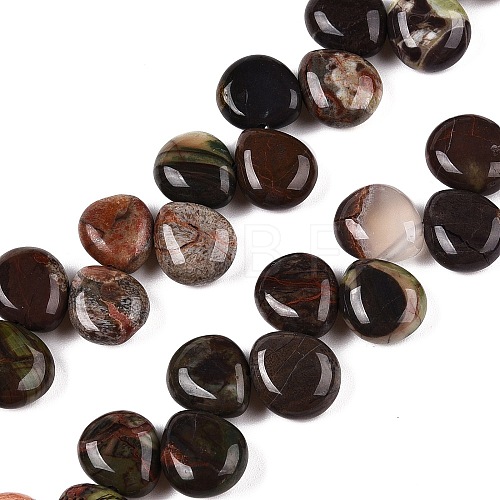 Natural Multi-Color Agate Beads Strands G-T138-126-1