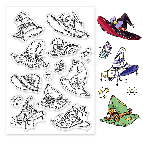 Custom PVC Plastic Clear Stamps DIY-WH0618-0085-1