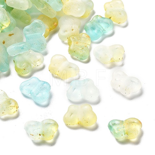 Gradient Color Transparent Acrylic Beads OACR-M023-05C-1