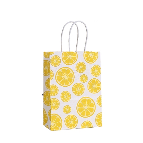 Lemon Kraft Paper Bags PW-WG9F7E2-02-1