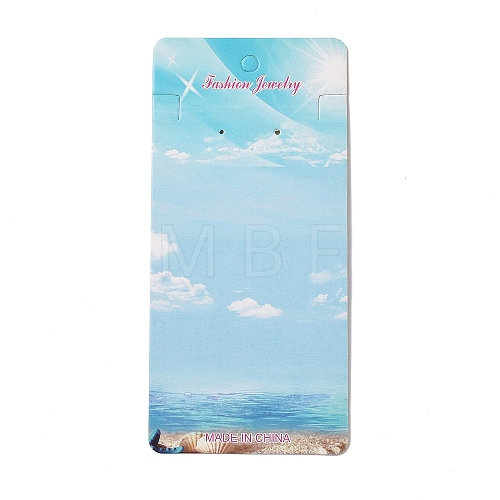 Rectangle Sky Earring Display Cards CDIS-P007-L01-1