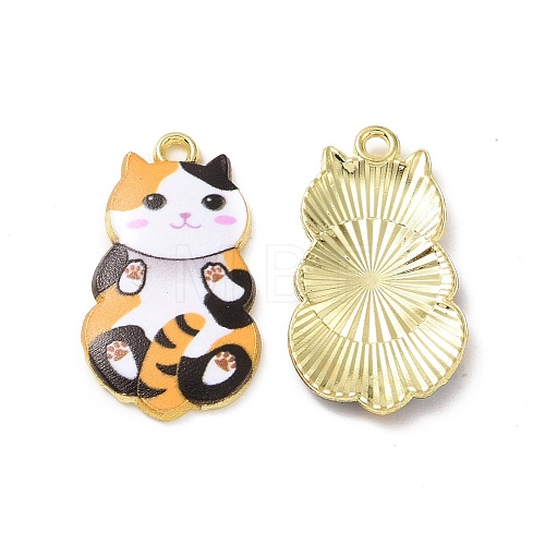 Alloy Enamel Pendants FIND-E031-02D-1