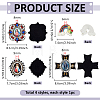 4Pcs 4 Styles Non-Woven Fabric Ornament Accessories DIY-PH0038-49-2