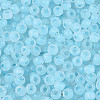 6/0 Transparent Inside Colours Glass Seed Beads SEED-N008-08H-3