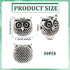 50Pcs Tibetan Style Alloy Beads FIND-PH0036-17AS-2