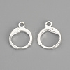 Brass Huggie Hoop Earring Findings LS-KK-R071-08S-1