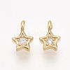 Brass Charms KK-T038-554G-NF-1