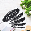 3Pcs 3 Styles PVC Self-adhesive Sign Label Paper DIY-CP0013-69-7