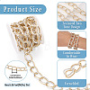 2M Aluminium Double Curb Chains CHA-TA0001-40-4