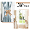 8Pcs Jute Cord Curtain Tiebacks Clips HJEW-FH00302-5