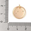 Brass with Clear Cubic Zirconia Pendants KK-N256-24A-G-3