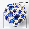 Brass Rhinestone Beads RB-Q165-4-2