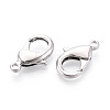 Brass Lobster Claw Clasps KK-YW0004-01E-P-2