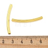 Brass Curved Tube Beads KK-B120-04A-G-3