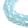 AB Color Plate Glass Beads Strands EGLA-P051-06B-C02-3