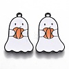 Halloween Theme Alloy Enamel Pendants ENAM-J649-04B-1