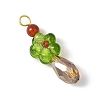 Handmade Lampwork with Glass Pendants PALLOY-JF04697-4