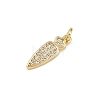 Brass Micro Pave Cubic Zirconia Charms LS-KK-H077-02G-06-2
