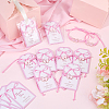 Alloy Enamel Bowknot Link Bracelets BJEW-BM0001-02-4