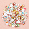 Glass Cabochons GLAA-WH0025-23B-6