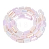 Electroplate Opaque Glass Beads Strands EGLA-N022-11A-B01-2