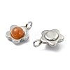 Natural & Synthetic Mixed Stone Pendants PALLOY-JF05812-02-2