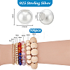 100Pcs 925 Sterling Silver Beads STER-PH0005-19-2