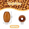 DICOSMETIC 500Pcs Natural Wood Beads WOOD-DC0001-15-2