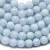 Natural Malaysia Jade Beads Strands G-L645-A01-6mm-16-4