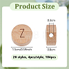 Wood Beads WOOD-WH0064-78-2