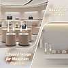 Stainless Steel Double T Bar Jewelry Display Towers ODIS-WH0108-065-5
