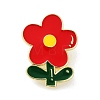 Golden Alloy Brooches JEWB-C032-03D-G-1