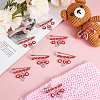 8Pcs Stainless Steel Brooches JEWB-ME00003-4