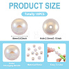10Pcs Resin Beads PACR-TA0001-33L-5