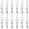 50Pcs Brass Ice Pick Pinch Bails IFIN-FS0001-47B-1