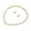 Brass Cubic Zirconia Jewelry Sets FS-WG75FBD-02-2