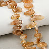 Heated Natural Citrine Beads Strands G-L657-F01-01-1